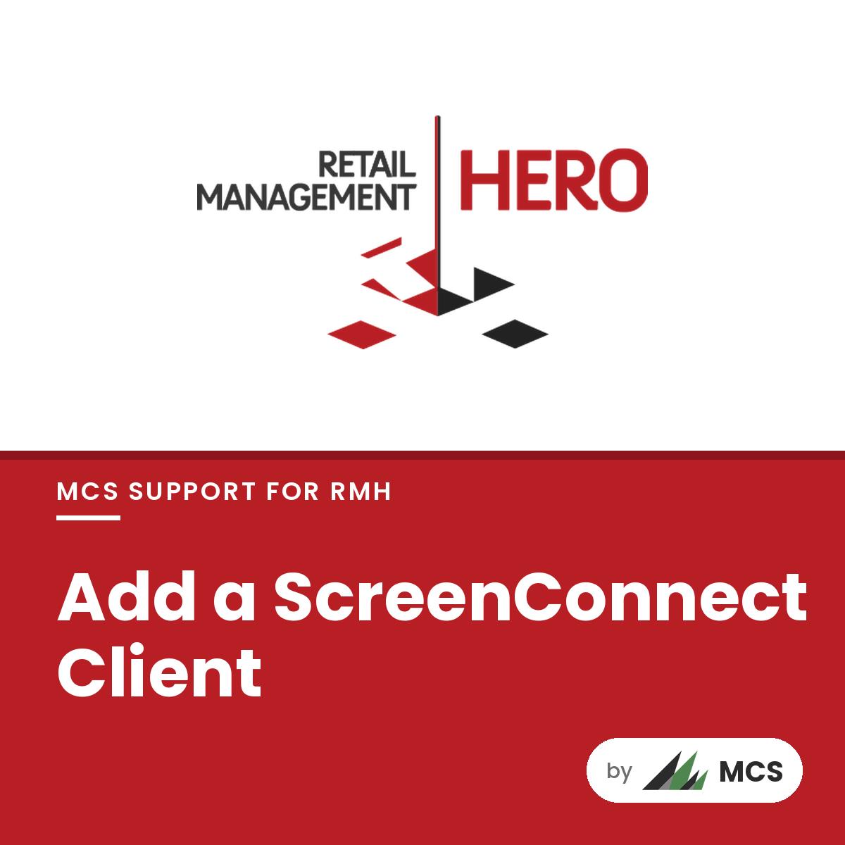 Add a Screen Connect Client